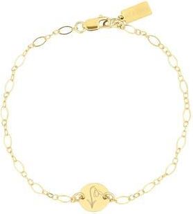 Set & Stones Lily Birth Flower Bracelet in Gold /January at Nordstrom