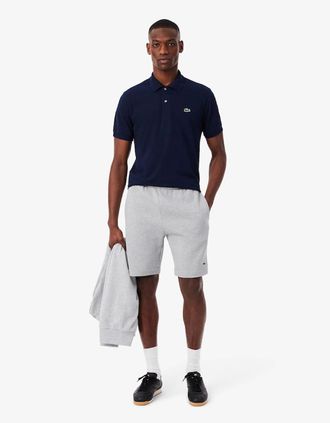 Lacoste Mens Lacoste Regular Fit Fleece Shorts - Grey - Size: 4 30-32 waist