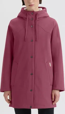 Hunter Billie Hooded Raincoat in Rose Wine at Nordstrom, Size X-Small