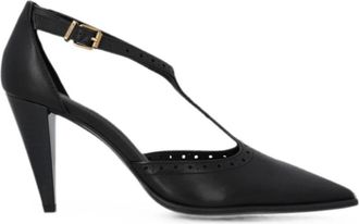 Pinko Pinko, Schoenen, Dames, Zwart, 38 EU, Nylon, Platte Schoenen