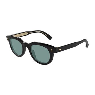 Dunhill Sunglasses, unisex, Black, Size: 46 MM Round Frame Sunglasses