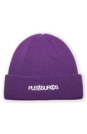 Pleasures Zine Beanie in Eggplant at Nordstrom