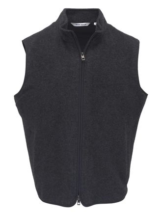 Peter Millar zip-front wool waistcoat - men - Wool - M - Grey