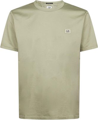 C.P. Company Light Green Logo T-Shirt