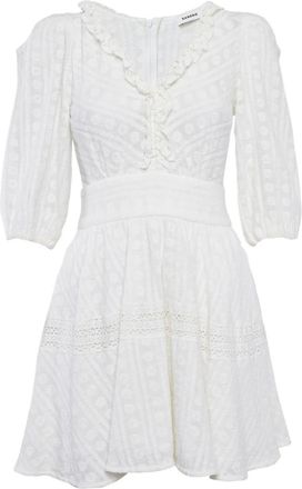 Sandro Katoenen jurk - Wit