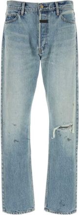 Fear of God Light Blue Straight Jeans