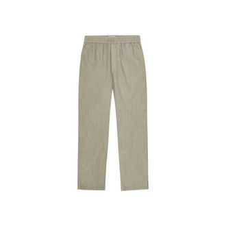 Les Deux Straight Trousers, male, Beige, Size: XL Patrick Linen Pants