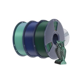 OEM Filamento Para Impresora 3d, Efecto Bicolor, Duradero Y Flexible, Mezcla De 10 Colores