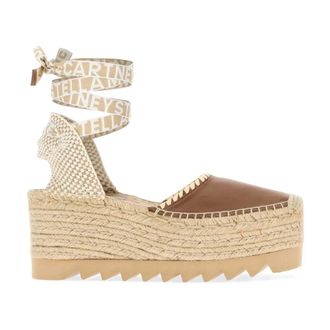 Stella McCartney Stella McCartney, Wedges, female, Brown, Size: 11 US Gaia Wedge Espadrille