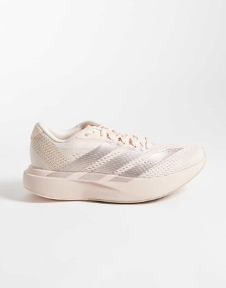 adidas adidas Running Adizero Pacer sneakers rosa e argento
