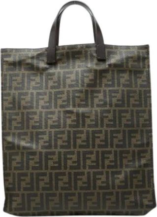 Fendi Pre-owned Vintage Tote Bag - Dames - Vintage Shopper - Bruin - ONE Size - Leer - Vintage