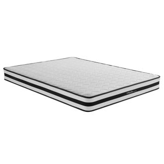 Home Source Industries Foam & Bonnell Coil Spring Hypbrid Mattress Medium Soft King Size in White