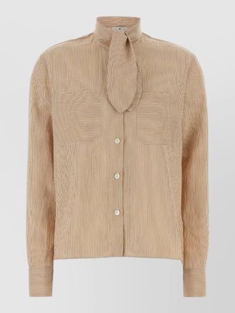 Pantaloni Torino embroidered shirt jacket