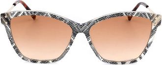 Missoni Womens Cat-Eye Acetate Sunglasses Orange