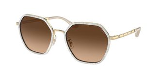 Coach HC7167B CS543 944374 Womens Sunglasses Gold Size 56