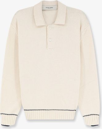 Golden Goose Maglia in cotone con lavorazione a costine - GOLDEN GOOSE DELUXE BRAND - gender_Man