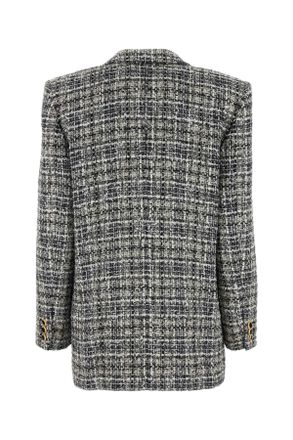 Alessandra Rich Fabx3837f4368 0822 Whiteblack Giacche E Gilet Jacket