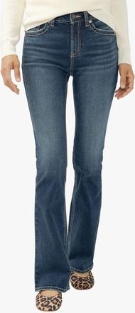 Silver Jeans Co Avery High Waist Slim Bootcut Jeans in Berkeley at Nordstrom, Size 3133