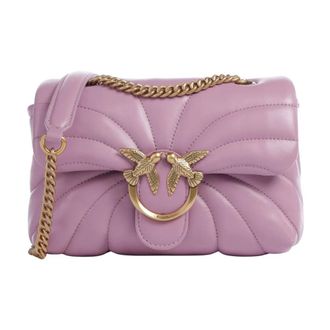 Pinko Cross Body Bags, female, Pink, Size: ONE SIZE Love Puff Mini CL