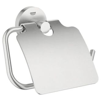 GROHE 40 367 Dc1 Essentials Portarrollos Con Tapa Supersteel - Ref: 40 367 Dc1