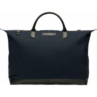 Want Les Essentiels Hartsfield Organic Cotton Canvas Weekender Bag in Navy at Nordstrom
