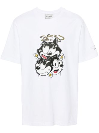 Iceberg T-shirt ICEBERG x Felix the Cat - Bianco