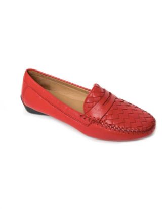 Robert Zur Womens Petra Loafer In Red