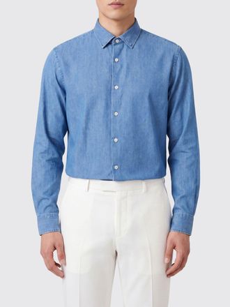 Altea Long-Sleeved Cotton Shirt with French Collar