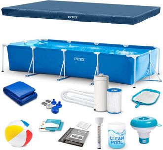 OEM Piscina De Jard&iacute;n Con Estructura 450 X 220 X 84 Cm 15 En 1 Intex 28273