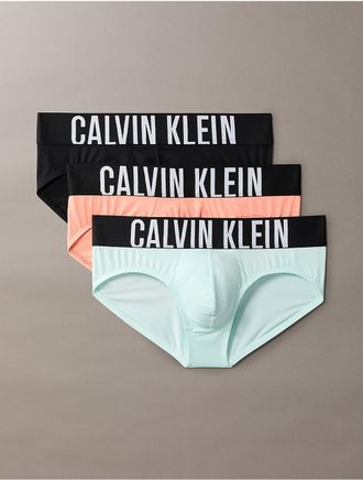 Calvin Klein Mens Intense Power Micro 3-Pack Hip Brief - Multi - XL