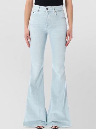 Haikure denim high-rise flared jeans