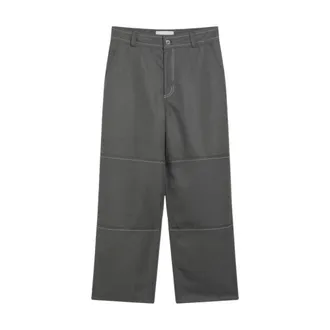 Ami Pantaloni a gamba larga con impunture - - Jeans - Uomo - Nero - M