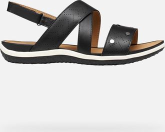 Geox Sandal Vega Woman Black, Size: 35
