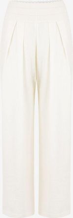 Molli Weite Strick-Bundfaltenhose Lauren2