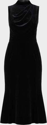 Shoshanna Audrey Sleeveless Velvet Dress