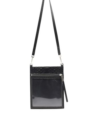Rick Owens Borsa a spalla con zip - Nero