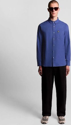 Lyle & Scott Lyle And Scott Mens Flannel Shirt - Blue - Size: 42/Regular