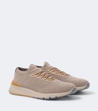 Brunello Cucinelli Zapatillas de punto