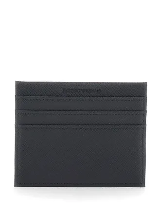 Emporio Armani Tech Fabric Card Case - Black