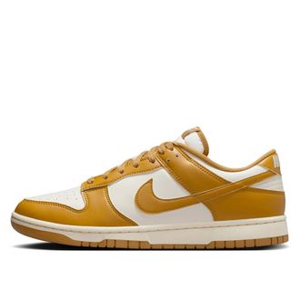 Nike Fitness, Heren, Geel, 42 1/2 EU, Leer, Dunk Low Retro