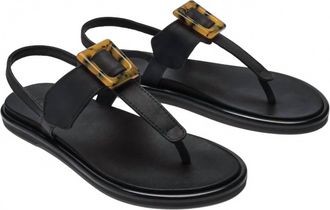 Olukai WomenS LaI T-Bar Strappy Beach Sandals In Black