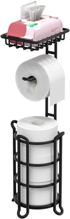 OEM Soporte Para Papel Higi&eacute;nico, Dispensador De Rollos De Papel Tis&uacute; Con Estante Para Almacenamiento En El Ba&ntilde;o, Capacidad Para Rollos Grandes De Reserva