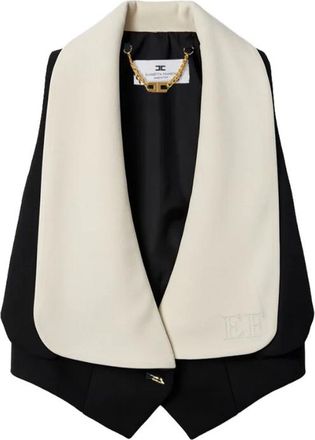 Elisabetta Franchi lichtgewicht cr&ecirc;pe gilet