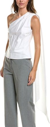 Toccin Vik One-Shoulder Cascade Top