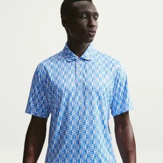 Nike Mens Par Dri-FIT Golf Polo in Blue | II4136-427