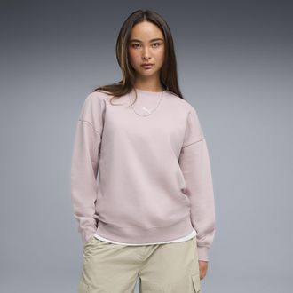 Puma Girocollo oversize Essentials da donna, Abbigliamento, Rosa, XL