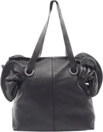 Valentino Borsa Tote in pelle Pre-owned - - Pre-owned - Donna - Nero - ONE SIZE