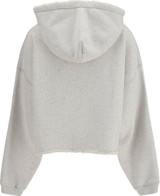 Golden Goose Womens Gray Cotton Sweatshirt Clothing