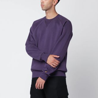 Carhartt Work in Progress Chase Sweatshirt Lokers/Gold in misto cotone