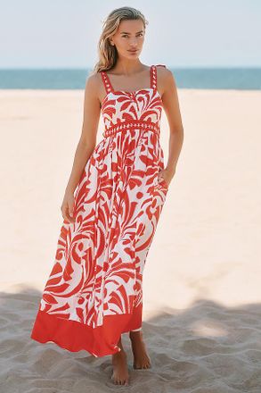 Beach Riot Cari Tie-Strap Maxi Dress